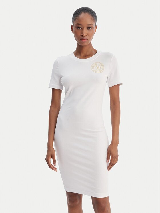 Versace Jeans Couture Ежедневна рокля 80HAOT02 CJ03T Slim Fit