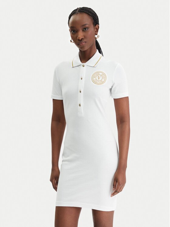 Versace Jeans Couture Ежедневна рокля 80HAOT03 CJ01T Slim Fit
