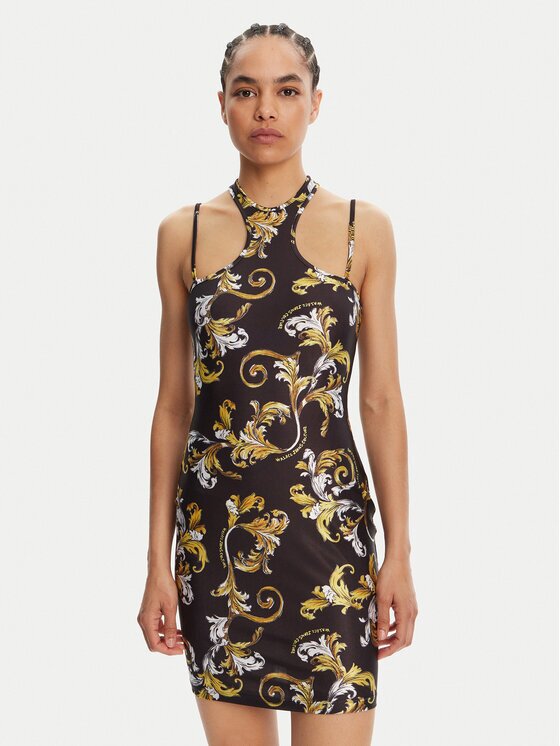 Versace Jeans Couture Коктейлна рокля 78HAO914 Slim Fit