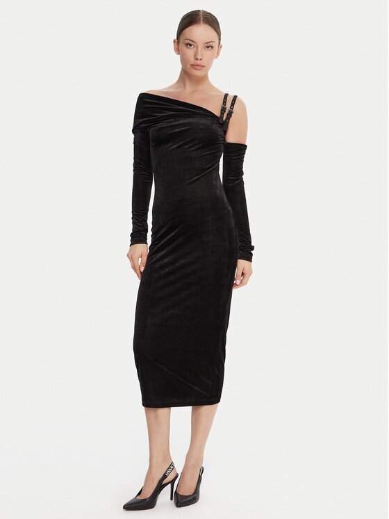Versace Jeans Couture Коктейлна рокля 79HAO974 JS508 Slim Fit