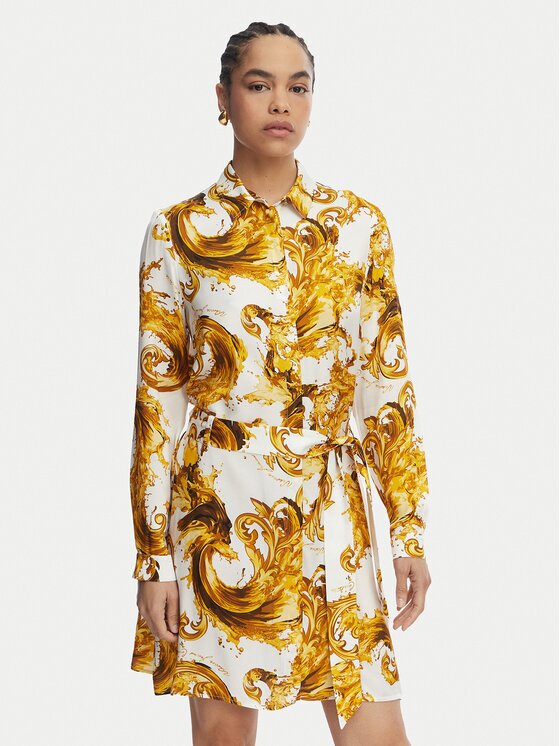 Versace Jeans Couture Рокля тип риза 80HAO911 NS757 Relaxed Fit