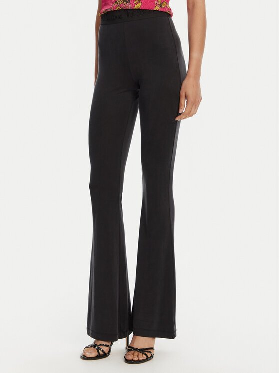 Versace Jeans Couture Текстилни панталони 78HAC107 Черен Slim Fit