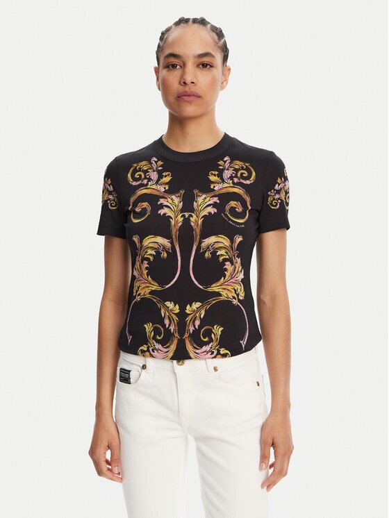 Versace Jeans Couture Тишърт 78HAH6P8 Slim Fit