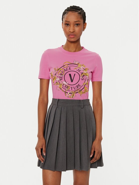 Versace Jeans Couture Тишърт 78HAHC01 Regular Fit