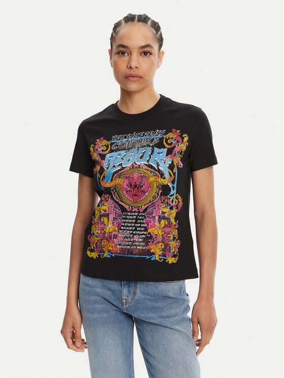 Versace Jeans Couture Тишърт 78HAHC03 Regular Fit