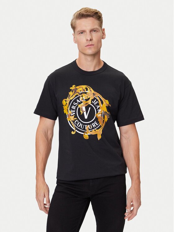 Versace Jeans Couture Тишърт 79GAHE01 CJ00T Regular Fit
