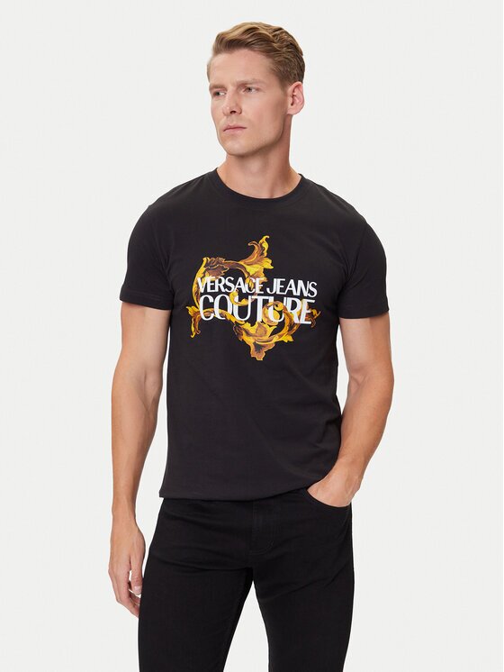 Versace Jeans Couture Тишърт 79GAHE02 CJ00E Regular Fit