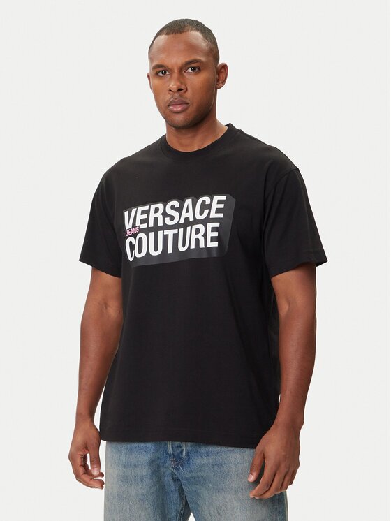 Versace Jeans Couture Тишърт 79GAHP02 CJ01P Regular Fit