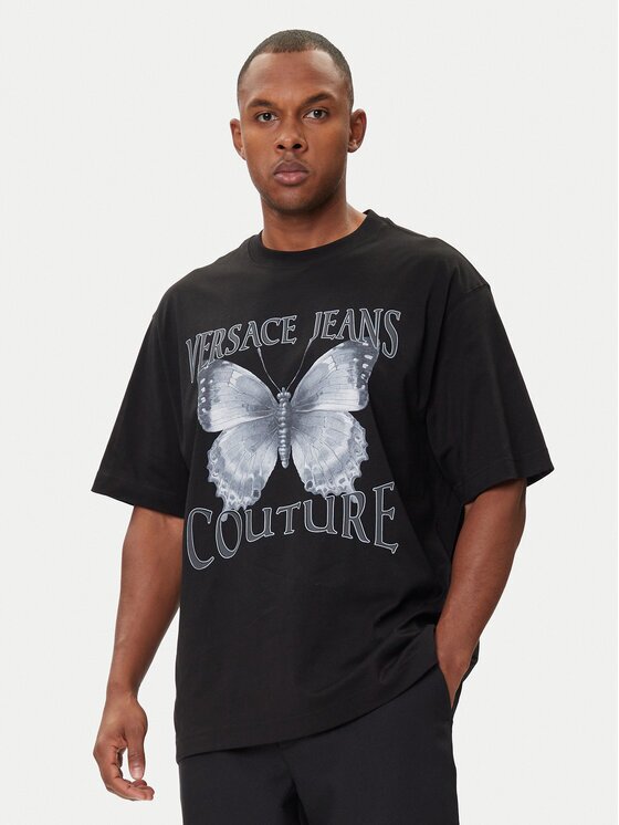 Versace Jeans Couture Тишърт 79GAHP06 CJ01P Regular Fit