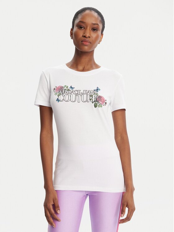 Versace Jeans Couture Тишърт 79HAHB00 CJB01 Regular Fit