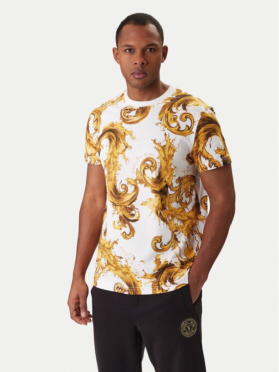 Versace Jeans Couture Тишърт 80GAH6S0 JS543 Regular Fit