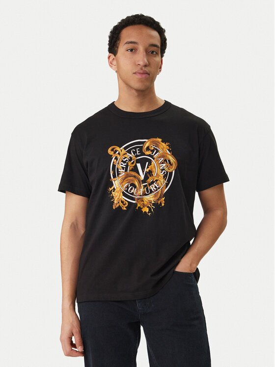 Versace Jeans Couture Тишърт 80GAHE01 CJ00E Regular Fit