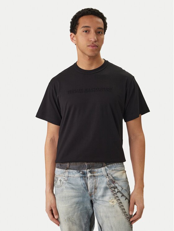 Versace Jeans Couture Тишърт 80GAHE09 CJ00E Regular Fit
