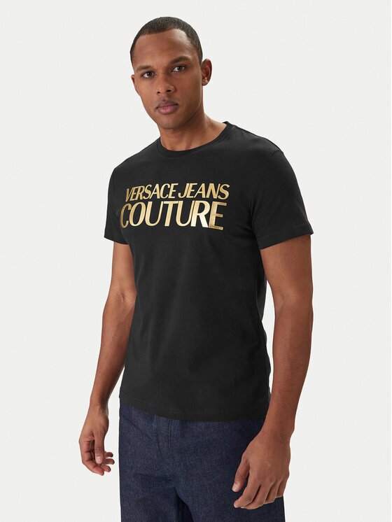 Versace Jeans Couture Тишърт 80GAHT00 CJ00T Regular Fit