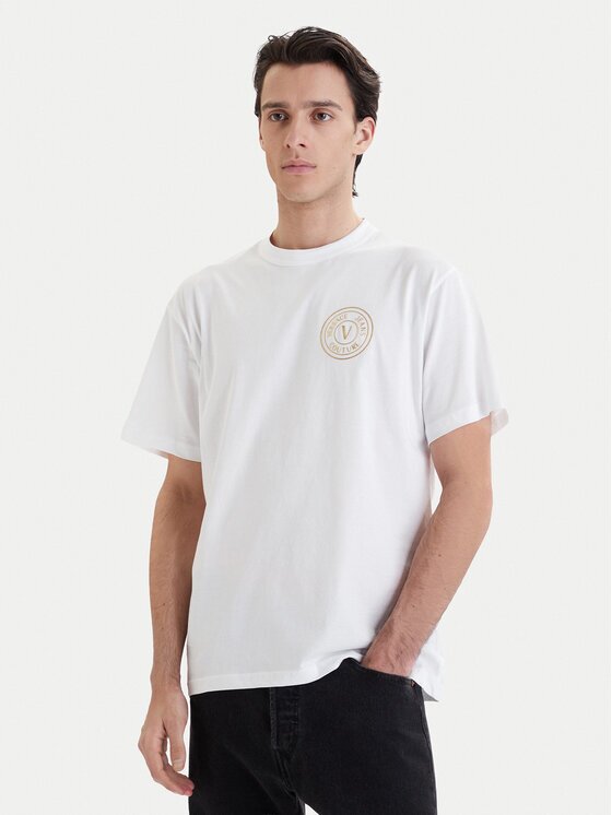 Versace Jeans Couture Тишърт 80GAHT04 CJ00T Regular Fit