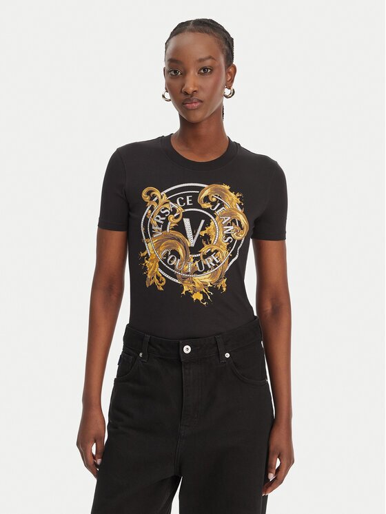 Versace Jeans Couture Тишърт 80HAHE01 CJ02E Slim Fit