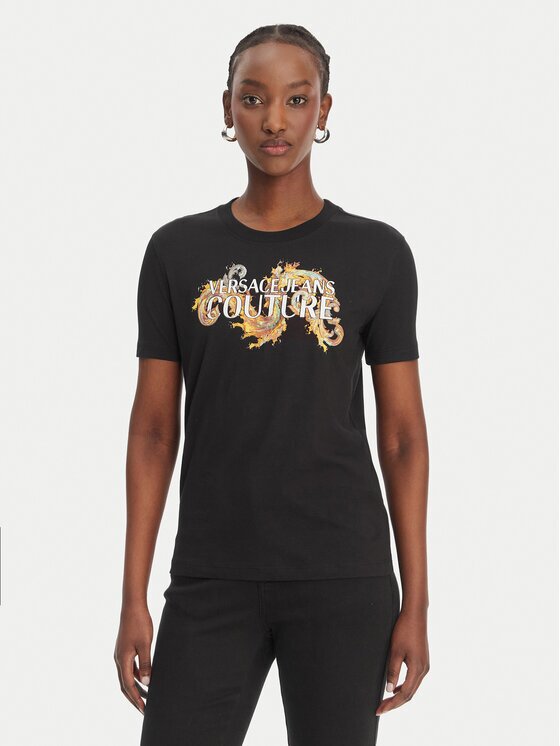 Versace Jeans Couture Тишърт 80HAHE02 CJ00E Regular Fit