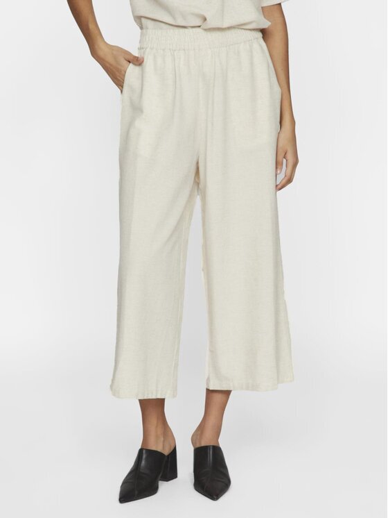 Vila Панталони тип кюлоти Prisilla 14096234 Straight Fit