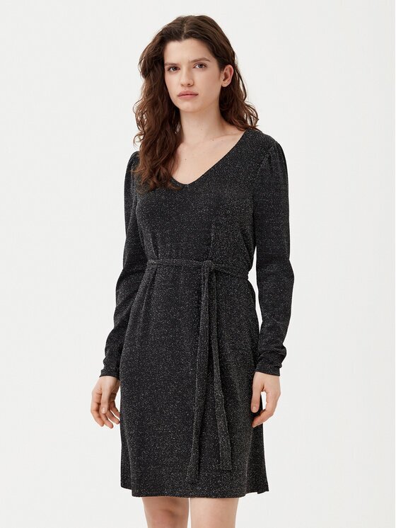 Vila Плетена рокля Eleina 14100741 Regular Fit