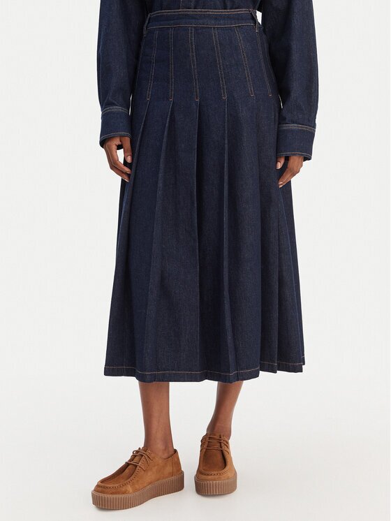 Weekend Max Mara Дънкова пола Ovale 2615101071 Regular Fit