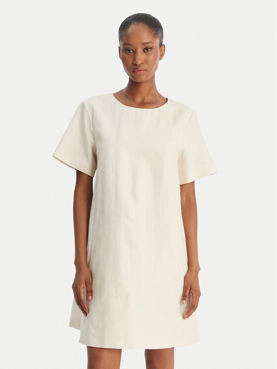 Weekend Max Mara Ежедневна рокля Daloa 2615221112 Екрю Relaxed Fit