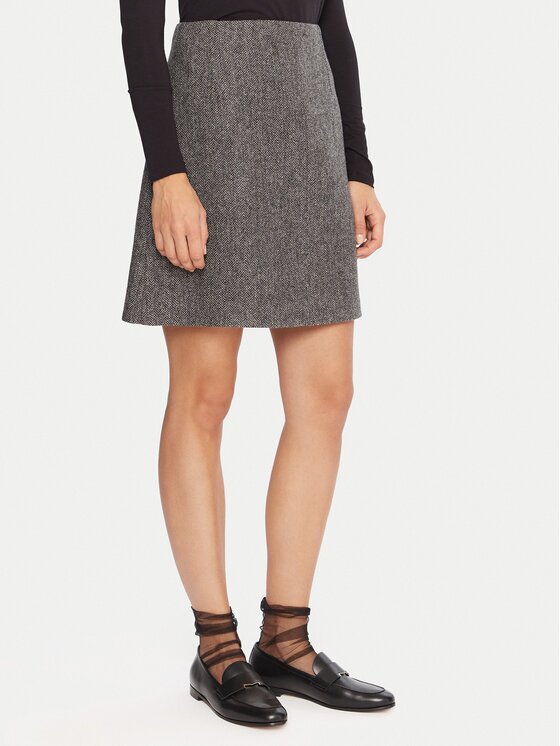 Weekend Max Mara Пола тип трапец Marche 2525106022 Сив Regular Fit
