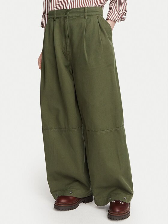 Weekend Max Mara Текстилни панталони Bacca 2625136111 Relaxed Fit