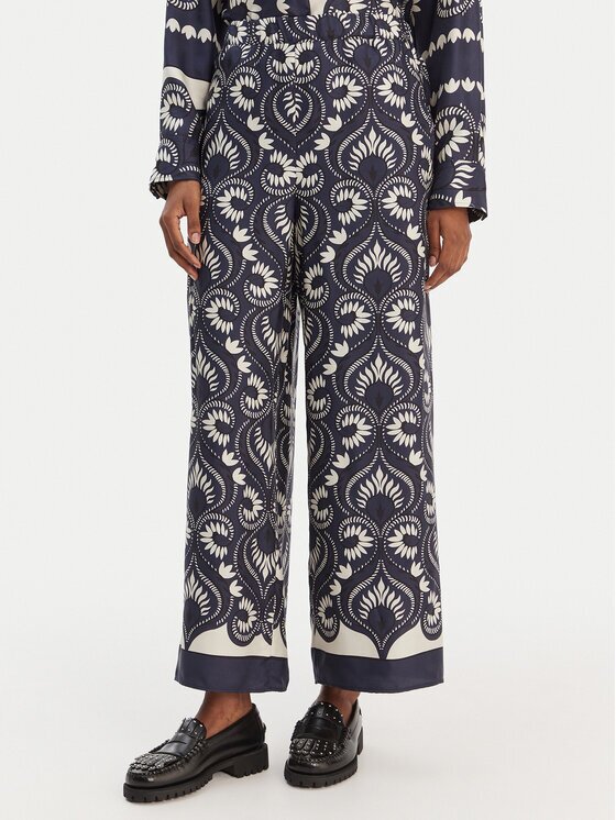 Weekend Max Mara Текстилни панталони Ottico 2615131011 Wide Leg