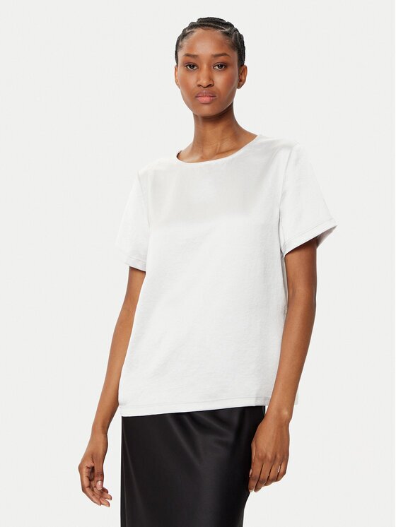 Weekend Max Mara Тишърт Amburgo 2515941051 Екрю Regular Fit