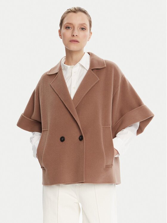 Weekend Max Mara Вълнено палто Pera 2525086021 Regular Fit