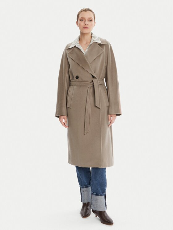 Weekend Max Mara Вълнено палто Resina 2525016031 Regular Fit