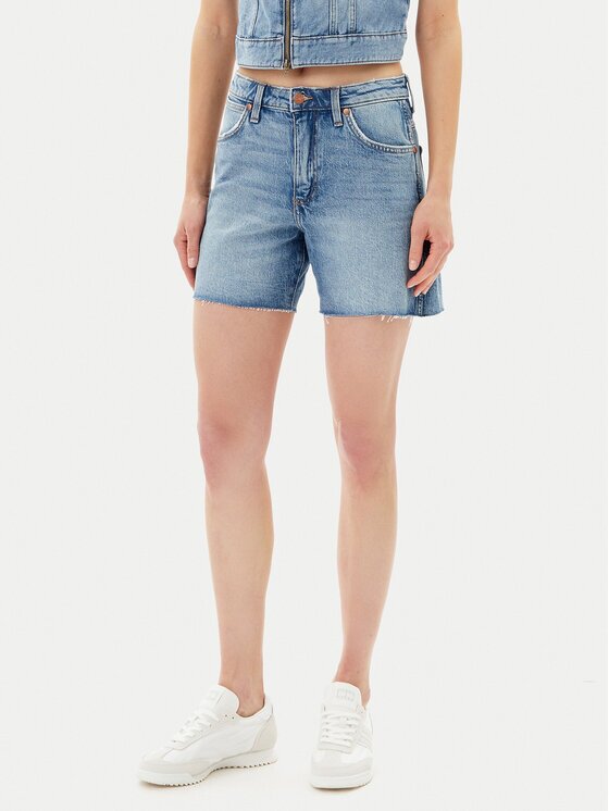 Wrangler Дънкови шорти Cowboy 112362703 Relaxed Fit