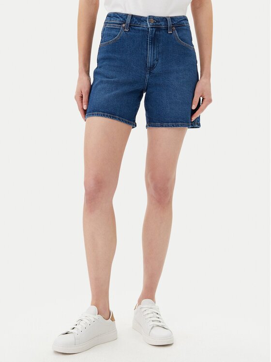 Wrangler Дънкови шорти Cowboy 112366267 Relaxed Fit