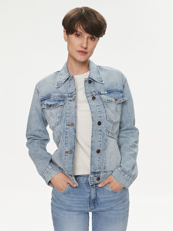 Wrangler Дънково яке Heritage 112350342 Regular Fit