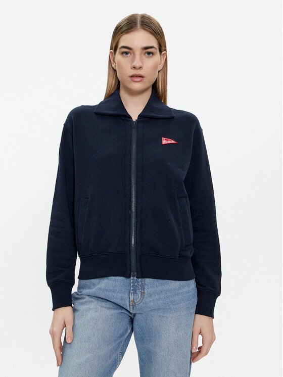 Wrangler Суитшърт 112351963 Тъмносин Regular Fit