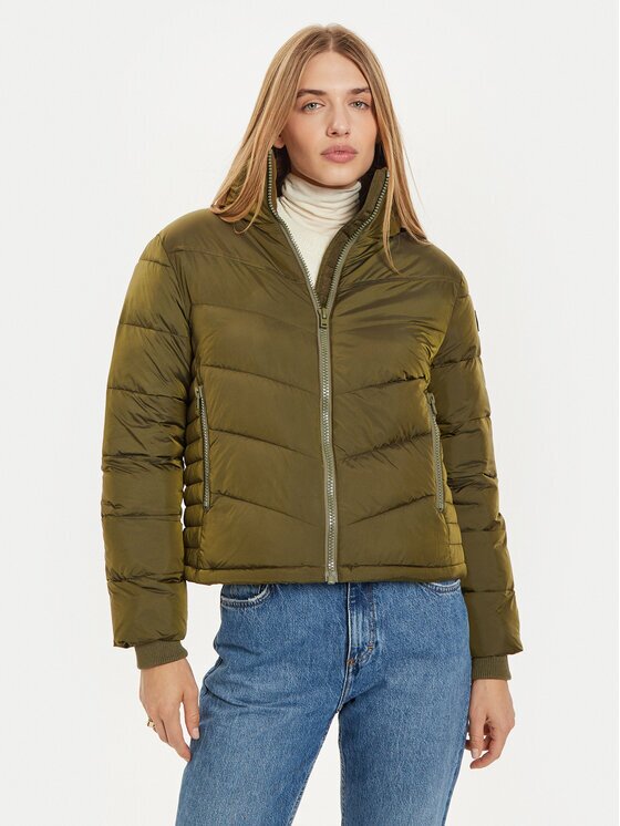 Wrangler Зимно яке 112356502 Зелен Regular Fit