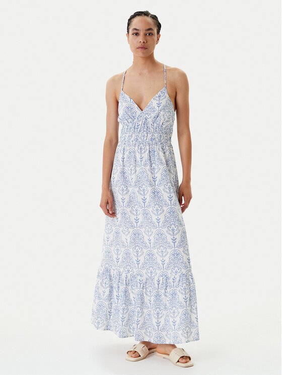 YAS Лятна рокля Cinni 26036881 Светлосиньо Regular Fit