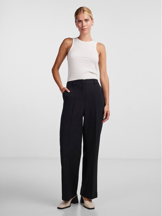 YAS Текстилни панталони 26030711 Regular Fit